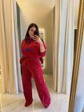 Red Blue FunnelNeck Travel Set