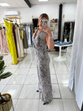 Grey Sash Jumpsuit