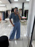 Blue RicRac Pants