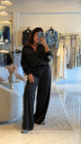 Black Polkadots Travel Set