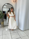 Natural Crop Top & Skirt Set