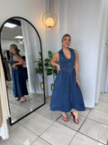 Denim Indigo Midi Dress