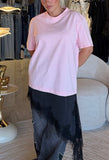 Pink Lace Top ONESIZE