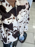 Cow ButtonDown Jacket