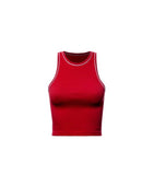 Contrast High Neck Rib Basic