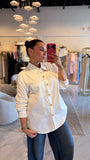 White Gold ButtonDown Top