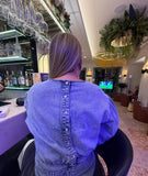 LightIndigo Washed Top