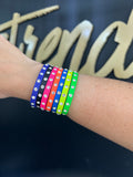 NEON RHINESTONES CUFFS