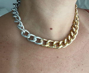 TwoTones SmallLink Necklace