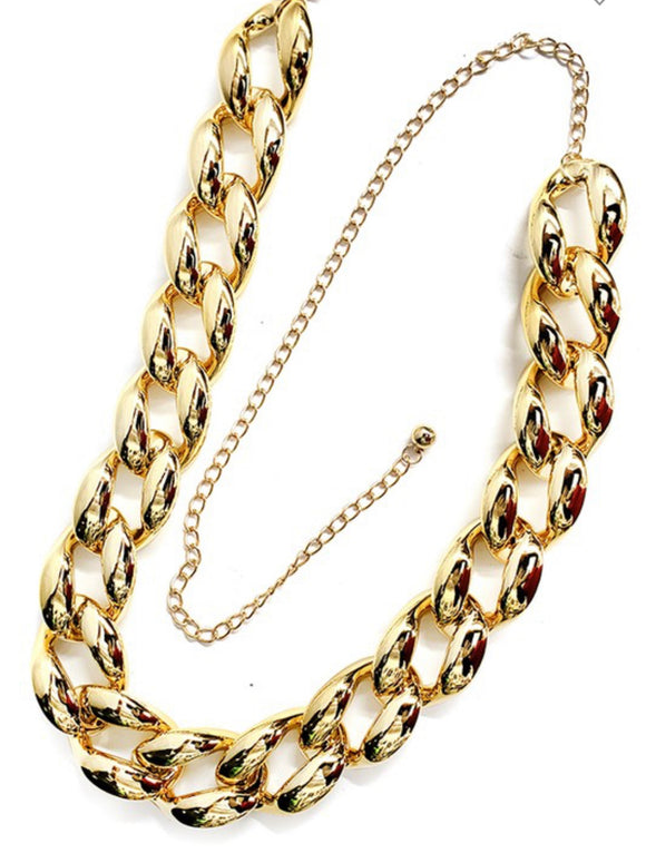 Bold GoldChain Belt